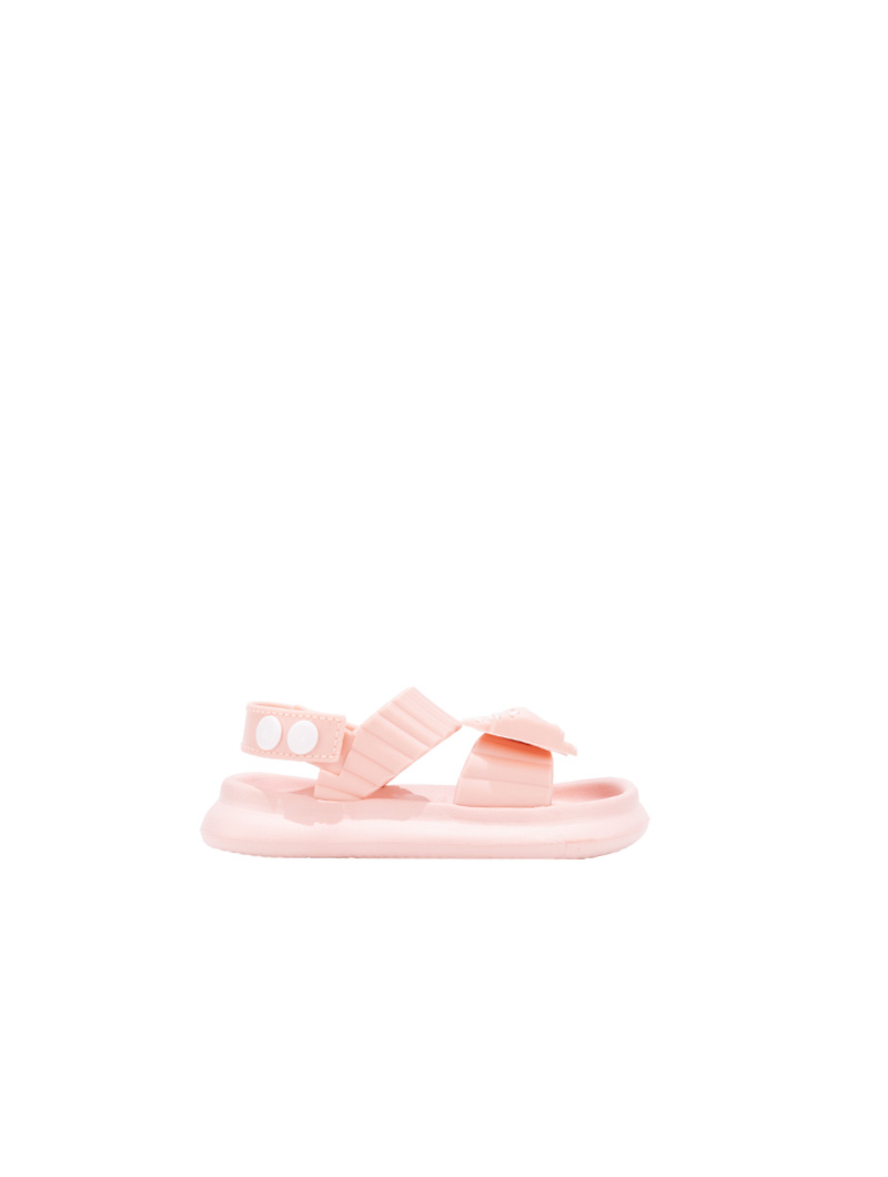 Sandales avec nœud décoratif